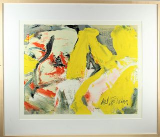 Willem de Kooning "The Man and the Big Blonde"