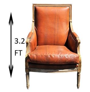 Leather  Arm Chair