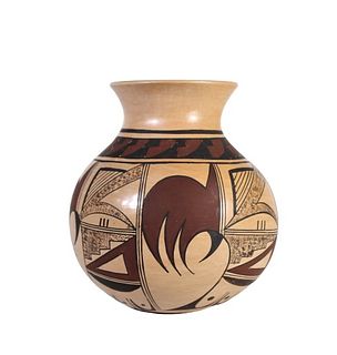 White Swann (20th C) Native American Hopi Jar