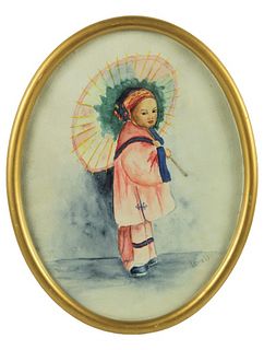 Follower of Esther Hunt, Watercolor