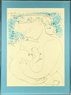 Pablo Picasso,1963 Lithograph