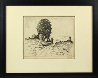 Frederick Polley  (1875 - 1957) American, Etching