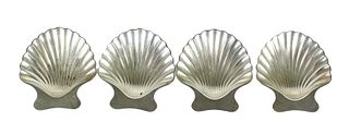 (4) Tiffany & Co. Sterling Nut Dishes