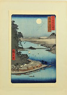 Hiroshige Colored Print