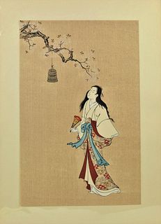 Shigemasa Furuyama, Japanese Woodblock Print