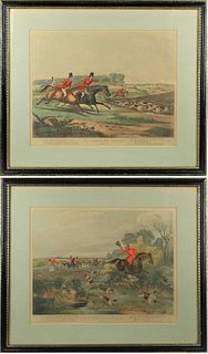 Antique Hand Colored Etchings