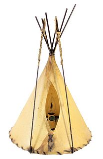 Native American & Southwestern Teepee Lamp