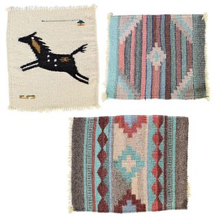 (3) Native American & Southwestern Wool Textiles