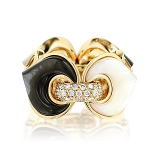 Marina B Diamond and Mother of Pearl Ring