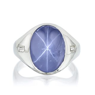 Fine Star Sapphire Men's Ring