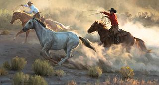 Tom Browning (b. 1949); Dusty Pursuit (2020)