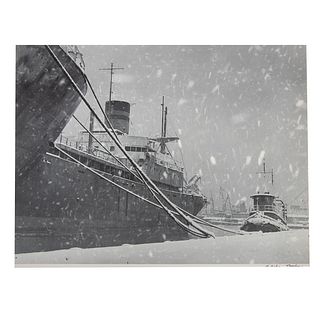 A. Aubrey Bodine. "Snug Harbor, 1951," Photograph