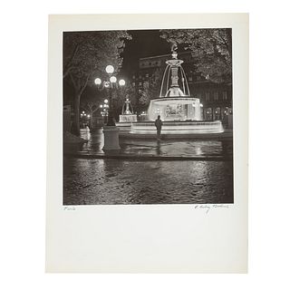 A. Aubrey Bodine. "Paris," Photograph