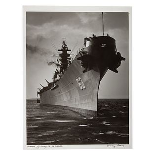 A. Aubrey Bodine.Two Military Themed Photographs