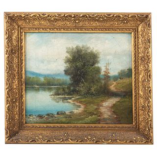 American School, 19th c. Impressionist Landscape