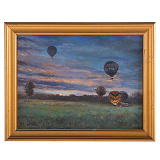 Nathaniel K. Gibbs."Preakness Balloons At Sunrise"