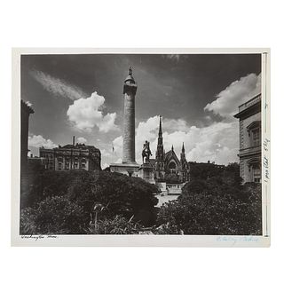 A. Aubrey Bodine. "Washington Monument," Photo
