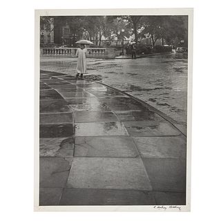 A. Aubrey Bodine. "April Showers," Photograph
