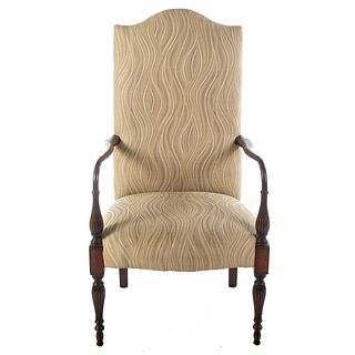 Federal Style Mahogany Lolling Chair