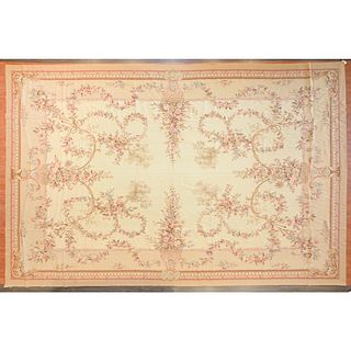 Aubusson Carpet, India, 12.3 x 18.3