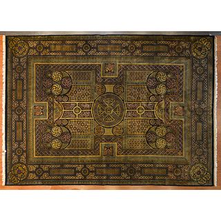 Indo Agra Carpet, India, 10.2 x 14.2