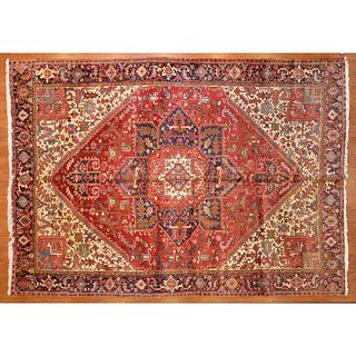 Heriz Carpet, Persia, 9.8 x 13.2