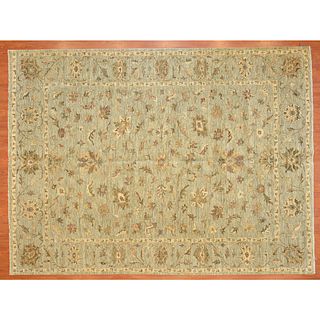 Indo Oushak Carpet, India, 9.3 x 12.2