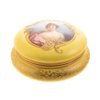 French Porcelain Dresser Jar