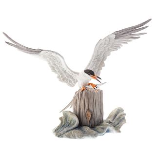 Boehm Painted Bisque Atlantic Tern on Piling