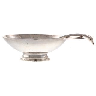 Christofle Art Deco Condiment Dish/Spoon