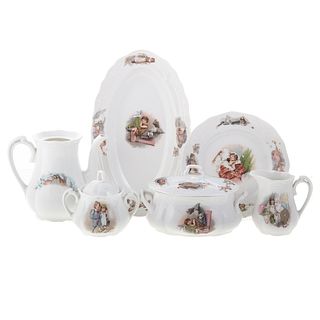 German Porcelain Childs' Tea/Dessert Set
