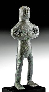 Rare Iberian Bronze Standing Figure