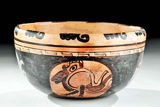 Maya Ulua Valley Pottery Bowl - Pelicans