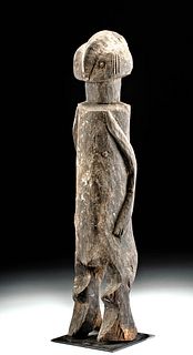 Early 20th C. Chamba Wood Anthropomorphic Figure