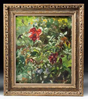 William Draper Painting - Red Roses, 1998