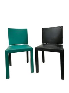 (2) Cassaina Leather Chairs