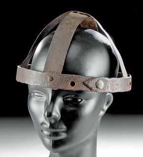 6th C. German Iron Spangenhelm Helmet Frame
