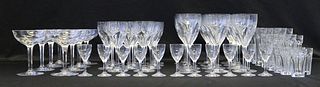 Grouping of Baccarat Stemware and Glassware