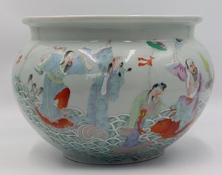 Chinese Famille Rose Fishbowl.