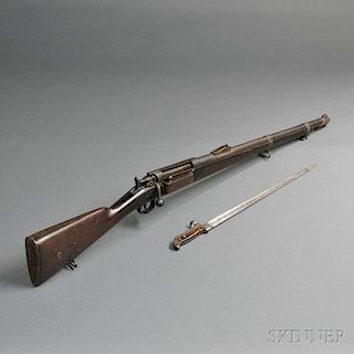 Danish Model 1889 Krag Rifle and Bayonet
