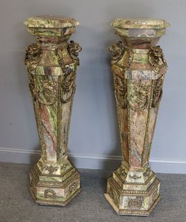 Vintage And Fine Quality Pair Of Bronze Mounted