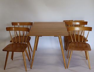 Midcentury Paul Mc Cobb Table And 4 Chairs.
