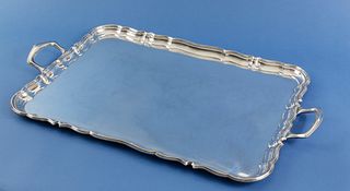 Harrison Brothers and George Howson English Sterling Silver Serving Tray, circa 1913