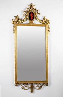 Neoclassical Gilt Framed Mirror, 18th Century