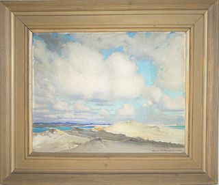 Leslie Prince Thompson Oil on Canvas "Sand Dunes"
