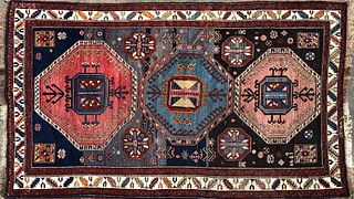 Hand Woven Tribal Kazak Carpet