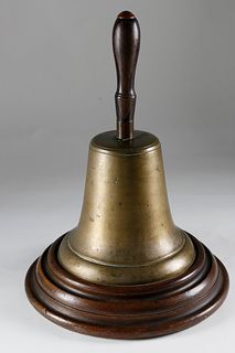American Brass and Wood School House Bell