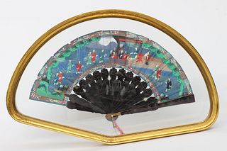 Chinese Export Hand Fan, circa 1840