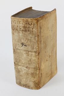 Book: Christ. Adami Rupertie, "Mercurius Epistolaris", circa 1659