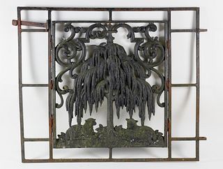 American Cast Iron Gate, circa 1820-1840